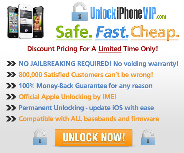 Official iPhone Unlock Service - 100% Risk Free